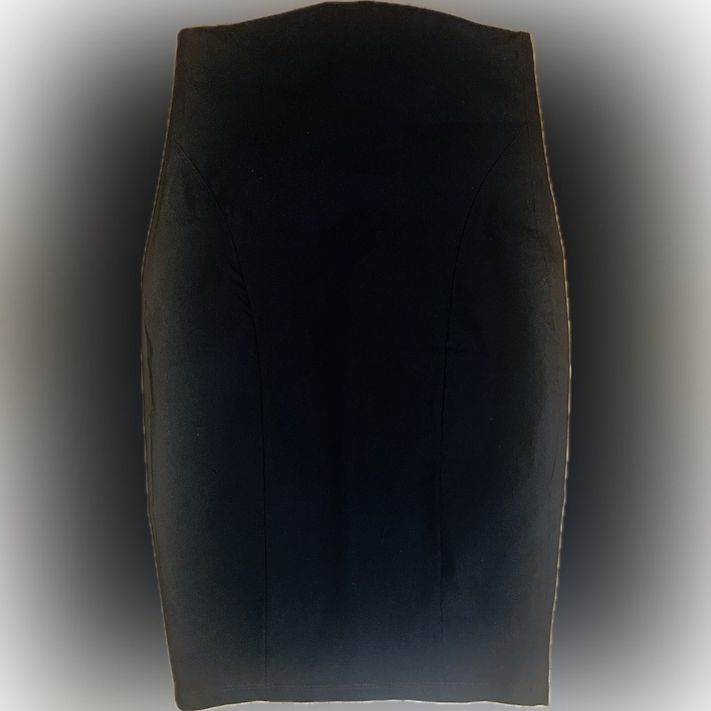 NWT Fashion Nova SZ XL Black bodycon high waisted pencil skirt/waist 28”-33”